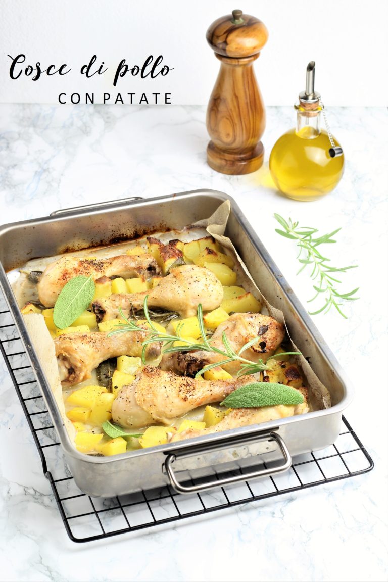 COSCE DI POLLO AL FORNO CON PATATE - Tacchi e Pentole®