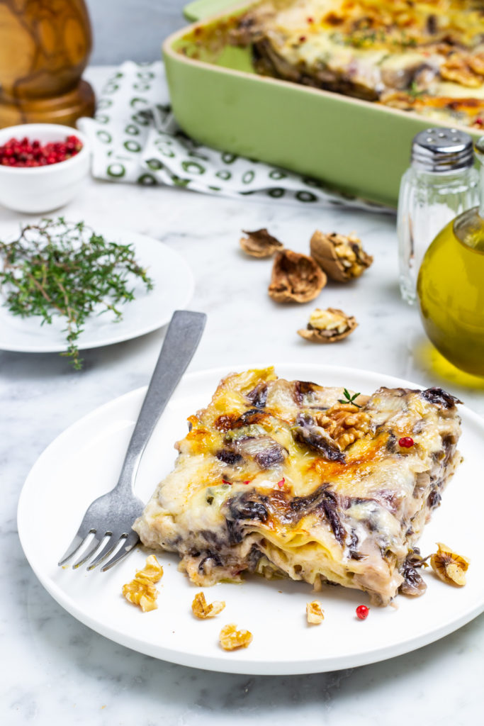 LASAGNE AL RADICCHIO, GORGONZOLA E NOCI - Tacchi E Pentole®